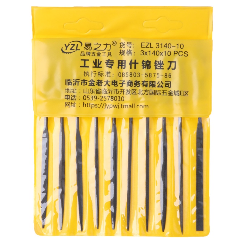 Bộ 10 Cây Dũa Kim Khắc Gỗ / Đá / Kính / Kim Loại / Đá 3 Kích Cỡ