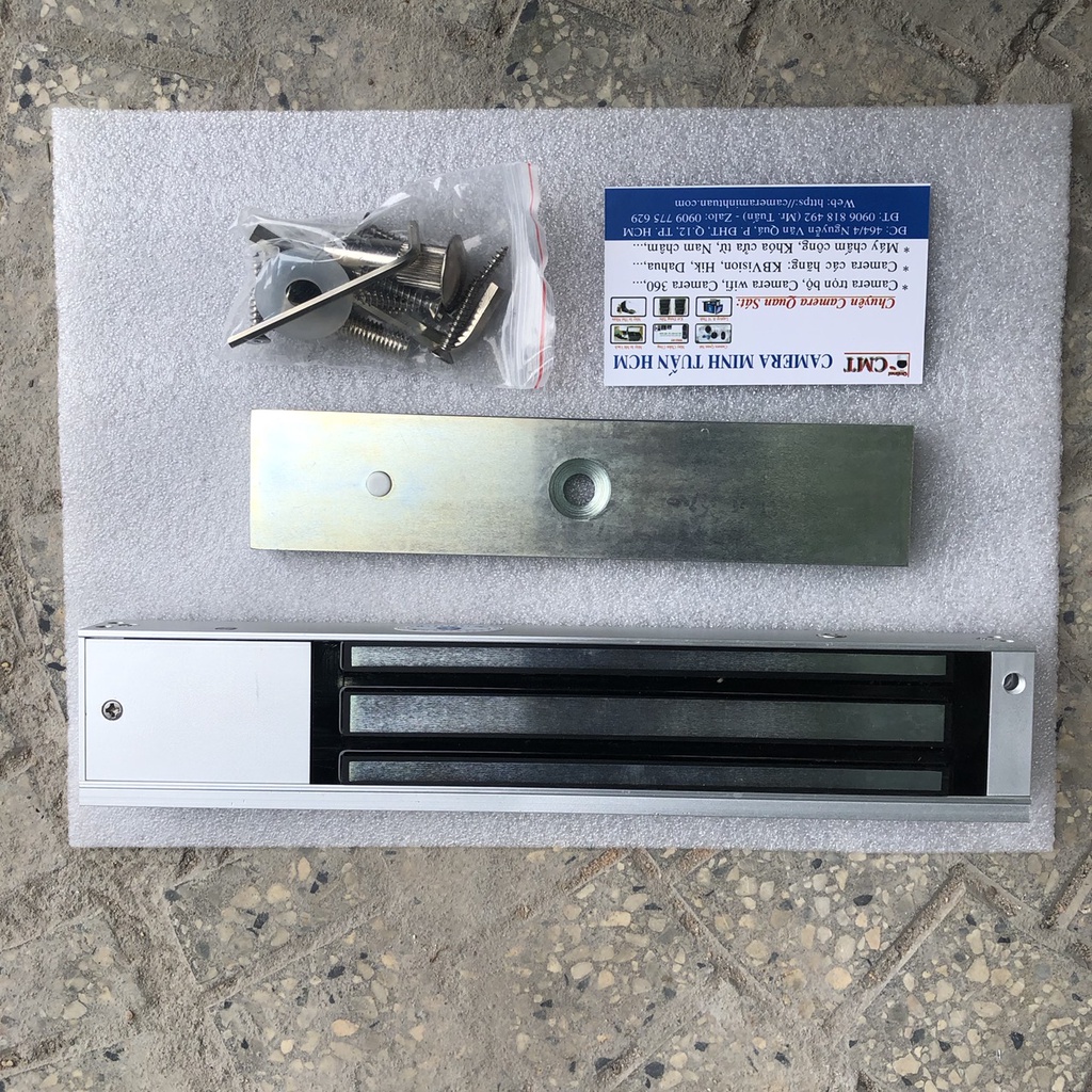 Khóa cửa điện từ Nam Châm PRO-0300M dùng cho máy chấm công vân tay và thẻ từ