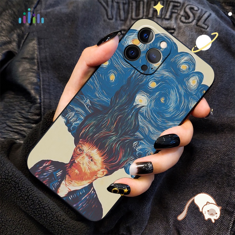 Ốp Điện Thoại Mềm In Hình Tranh Vẽ Van Gogh Cho Xiaomi Redmi Note 11 9T 10 9 9S K20 Pro Max JE15 Mới