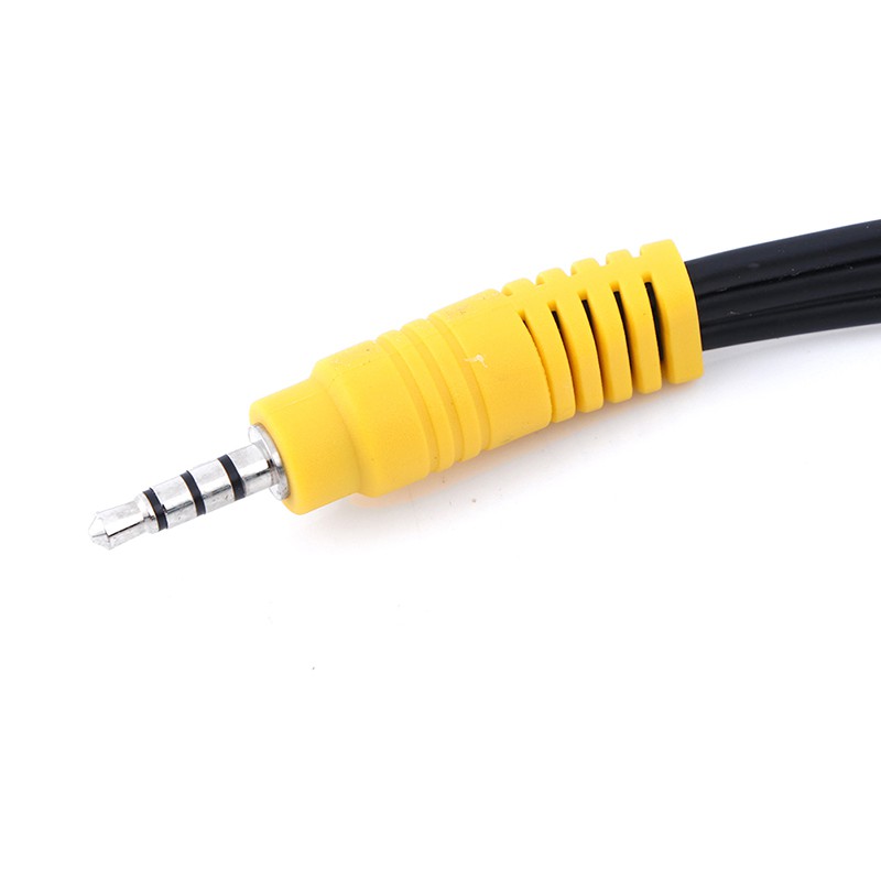 1 Cáp Chuyển Đổi Âm Thanh 3.5mm Mini Aux Sang 3 Rca