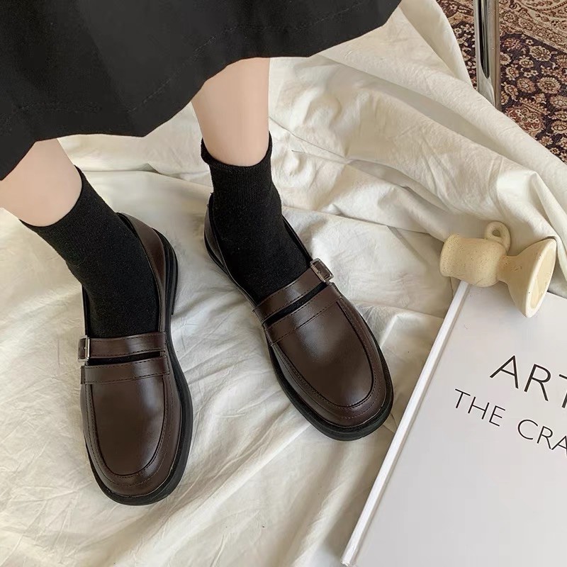 GDN35H2512 GIÀY OXFORD THỜI TRANG NỮ BÚP BÊ VINTAGE COSPLAY CỔ ĐIỂN DÁNG TRƠN HOT TREND | BigBuy360 - bigbuy360.vn