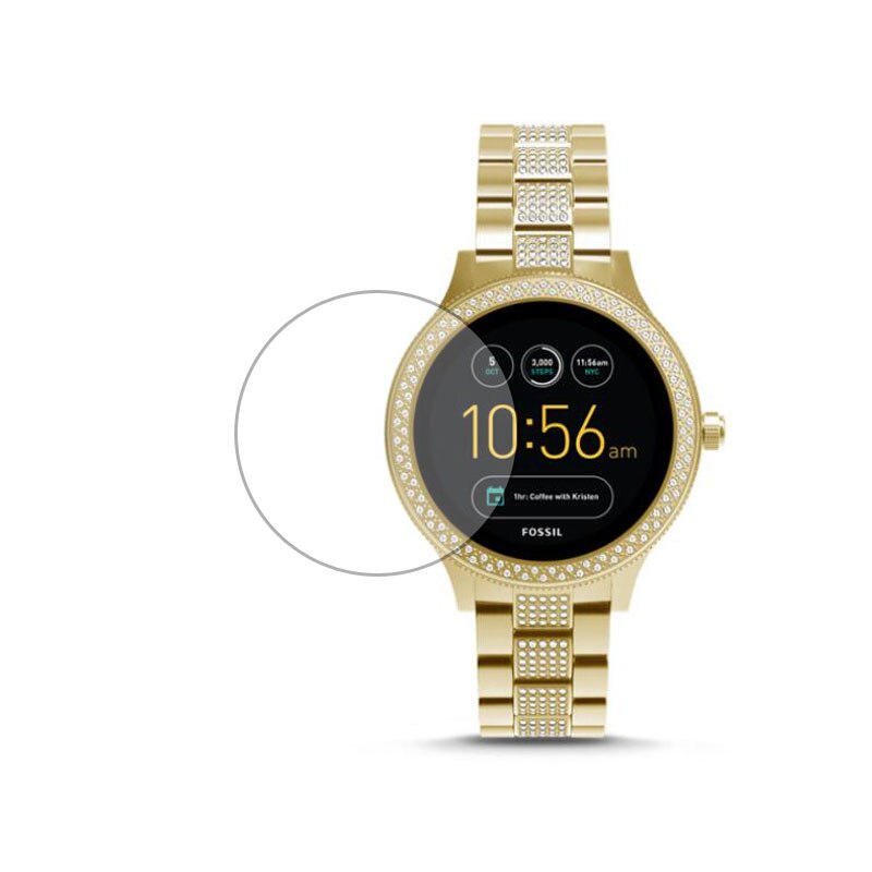 FOSSIL Kính Cường Lực Bảo Vệ Màn Hình Cho Đồng Hồ Fossil Q Sticker / Funder / Exploration Hr Gen 3 / 4