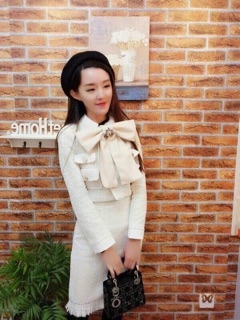 Set dạ nơ cổ