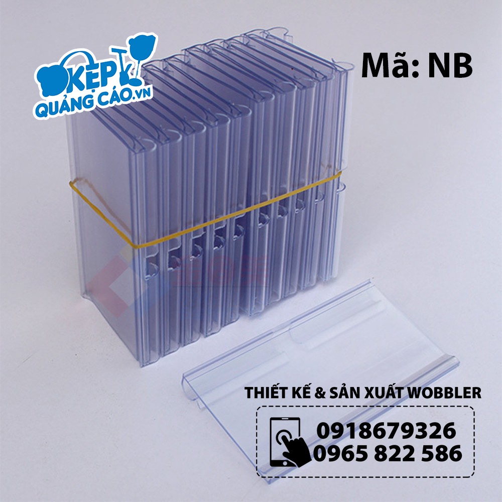 Combo 10 nẹp bảng siêu thị KT  - 10NB