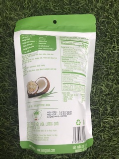 Dừa sấy giòn Vietcoco vị hành, túi 45g
