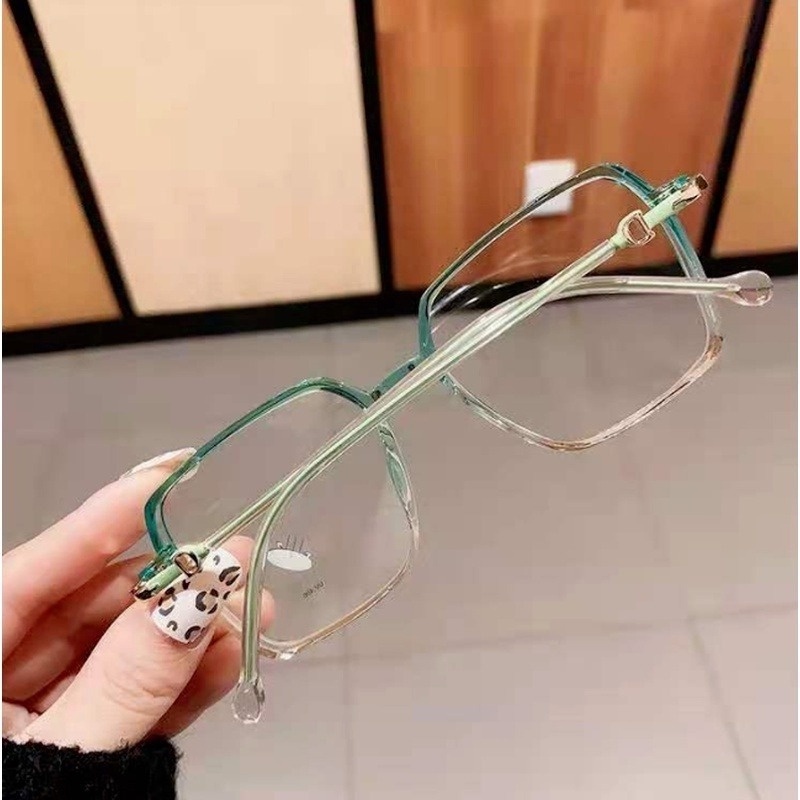 Kính mắt JIUERBA gọng TR90 chống tia bức xạ ánh sáng xanh hỗ trợ cận thị thời trang Hàn Quốc unisex
