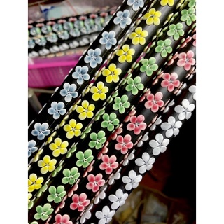 hoa 5 cánh nhí, hoa bột nail gắn móng ảnh thật shop chụp