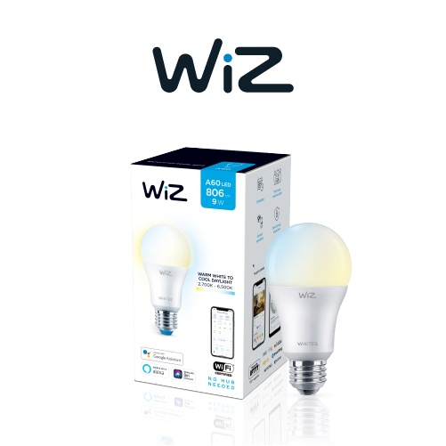 Bóng đèn WiZ thay đổi nhiệt độ màu WiFi TunableWhite/9W A60 92765 (01 bóng)