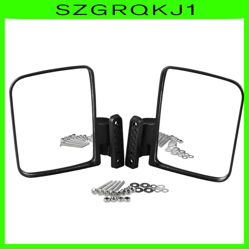 Set 2 Gương Chiếu Hậu Gấp Gọn Cho Xe Golf Cart szgrqkj1