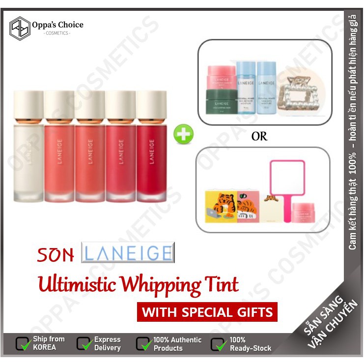 SON NEW LANEIGE ULTIMISTIC WHIPPING TINT 4.5g tặng quà khủng