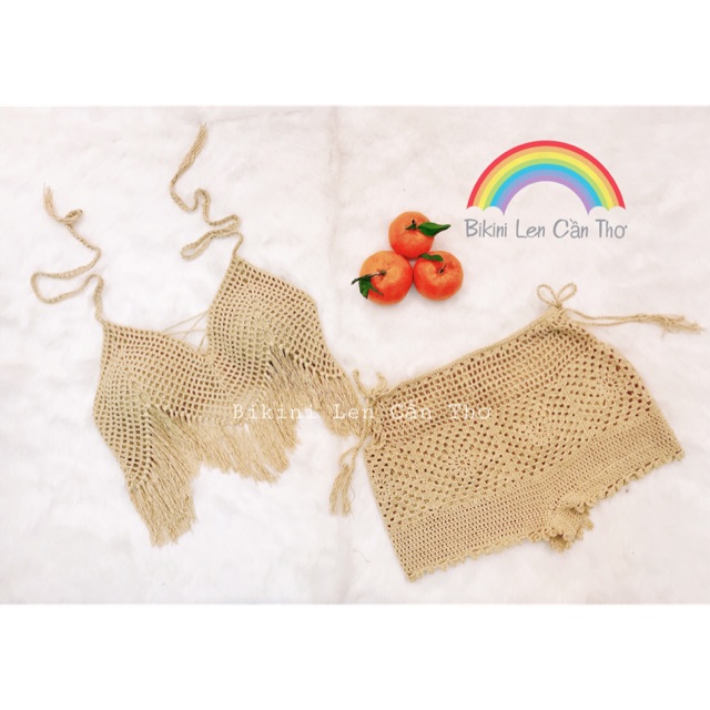 Bikini Len móc (order)
