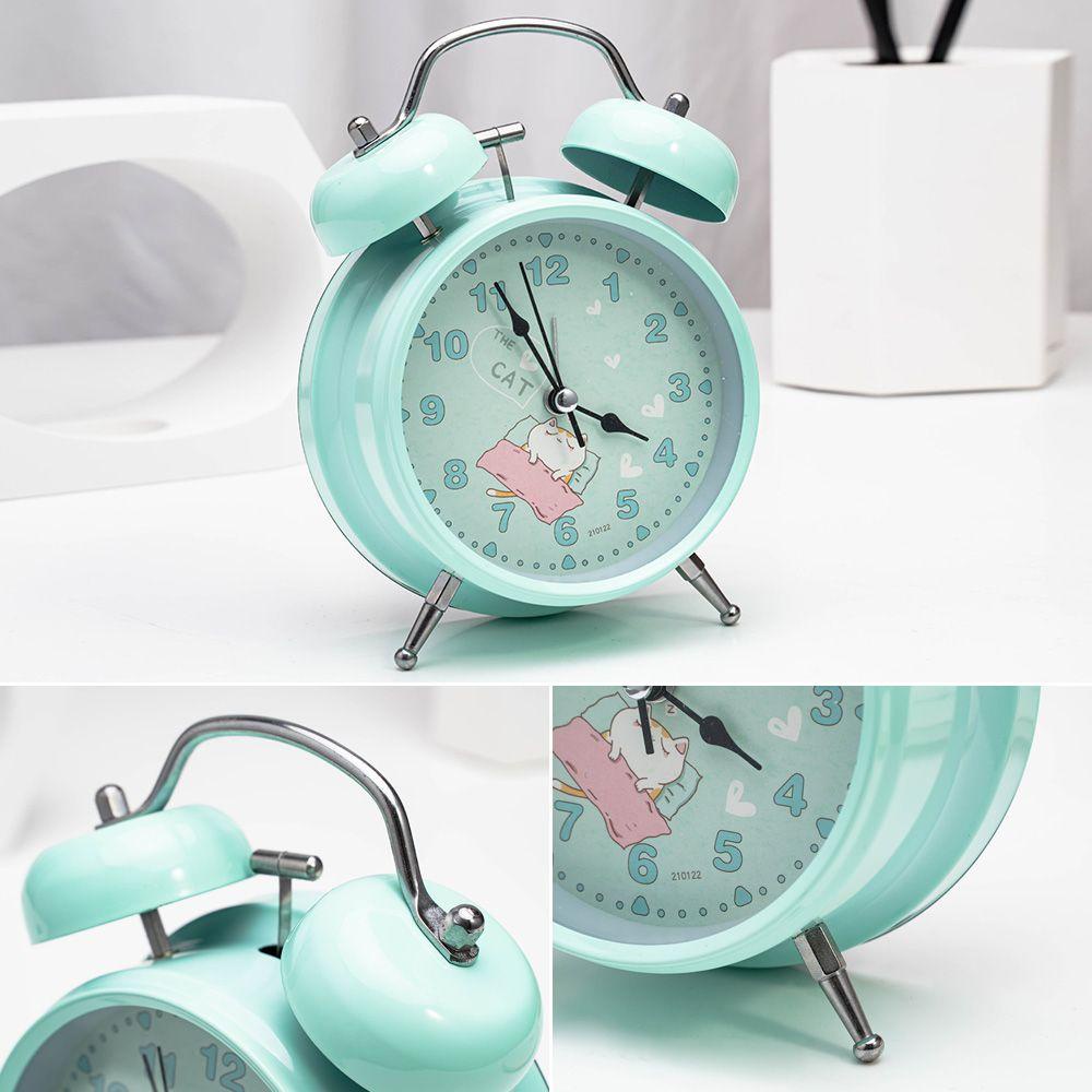 LONTIME Đồng Hồ Báo Thức Chạy Bằng Pin Không Gây Tiếng Ồn Dùng Trang Trí Nhà