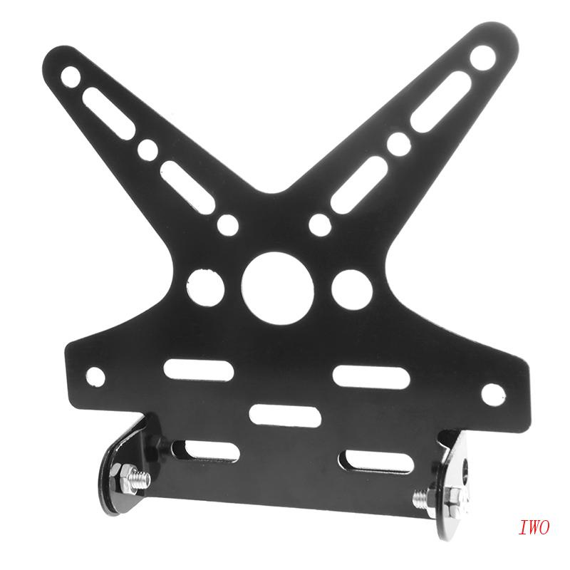 Giá Đỡ Biển Số Xe Máy Màu Đen Có Thể Điều Chỉnh