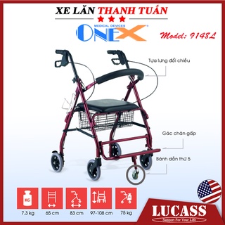 Xe đẩy tập đi khung tập đi năm bánh có one-x 9148l