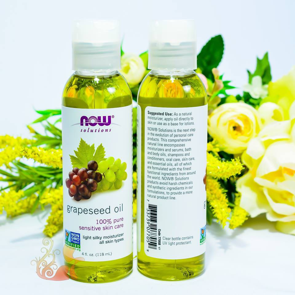 DẦU HẠT NHO NOW SOLUTIONS GRAPESEED OIL