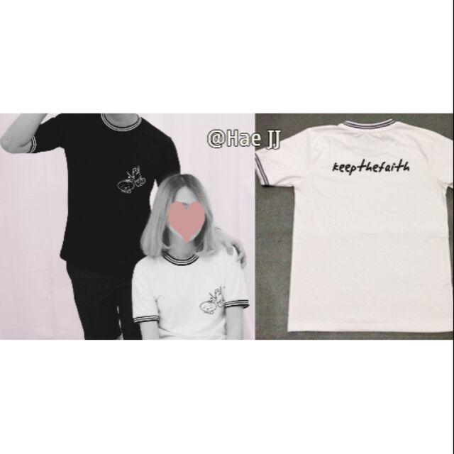 Áo YJ ấu trùng tê giác mực chibi keep the faith