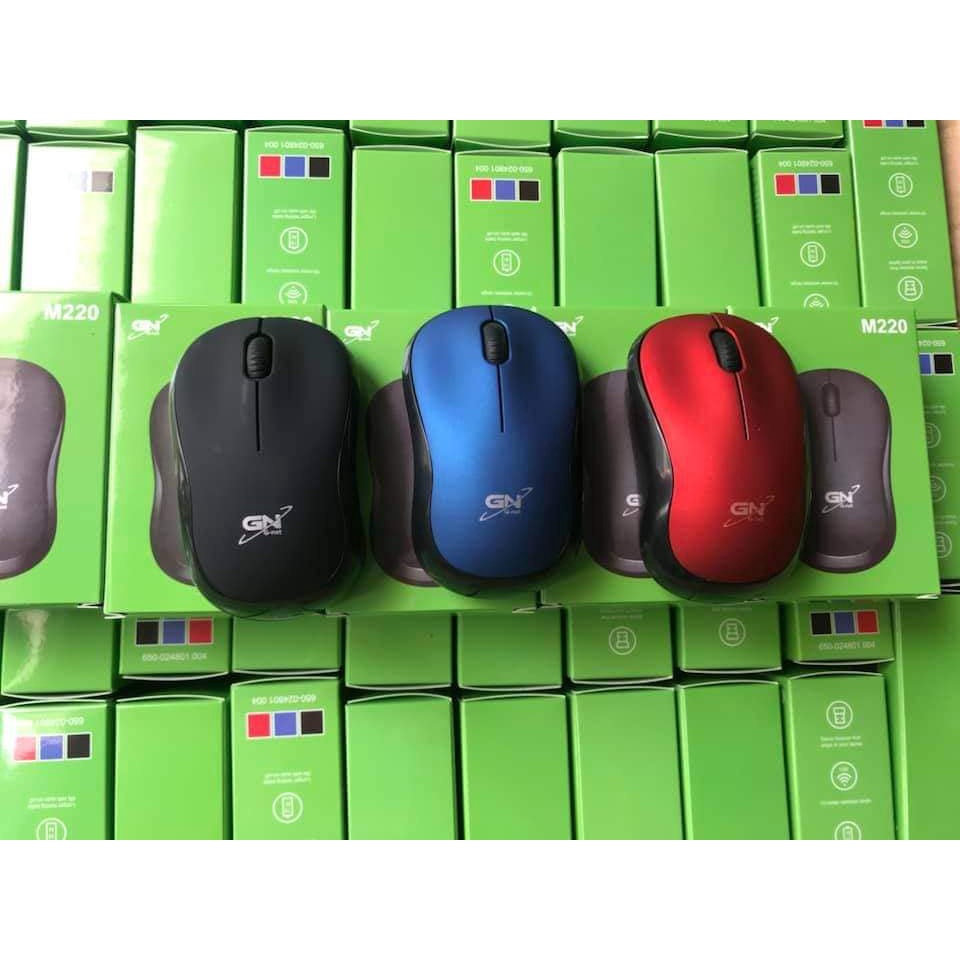 Chuột không dây Logitech và Gnet Silent M220