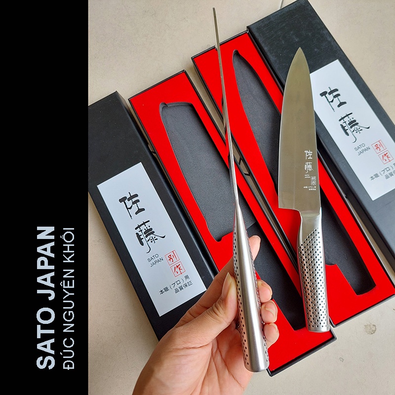 Dao SATO JAPAN - Hàng nội địa - Đúc nguyên khối - Chọn mẫu
