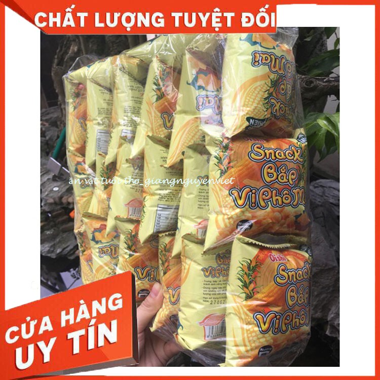 Bịch 20 gói Bim Bim Snack Bắp Vị Phô Mai 8g/gói
