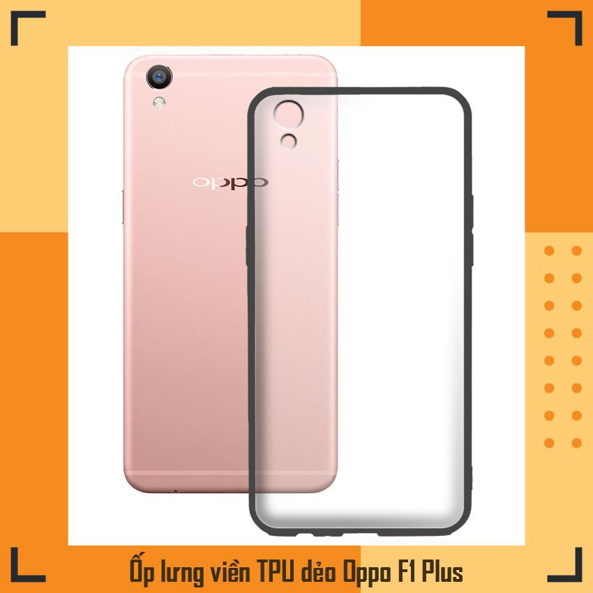 Ốp lưng cứng viền TPU dẻo cho điện thoại Oppo F1 Plus - 02058