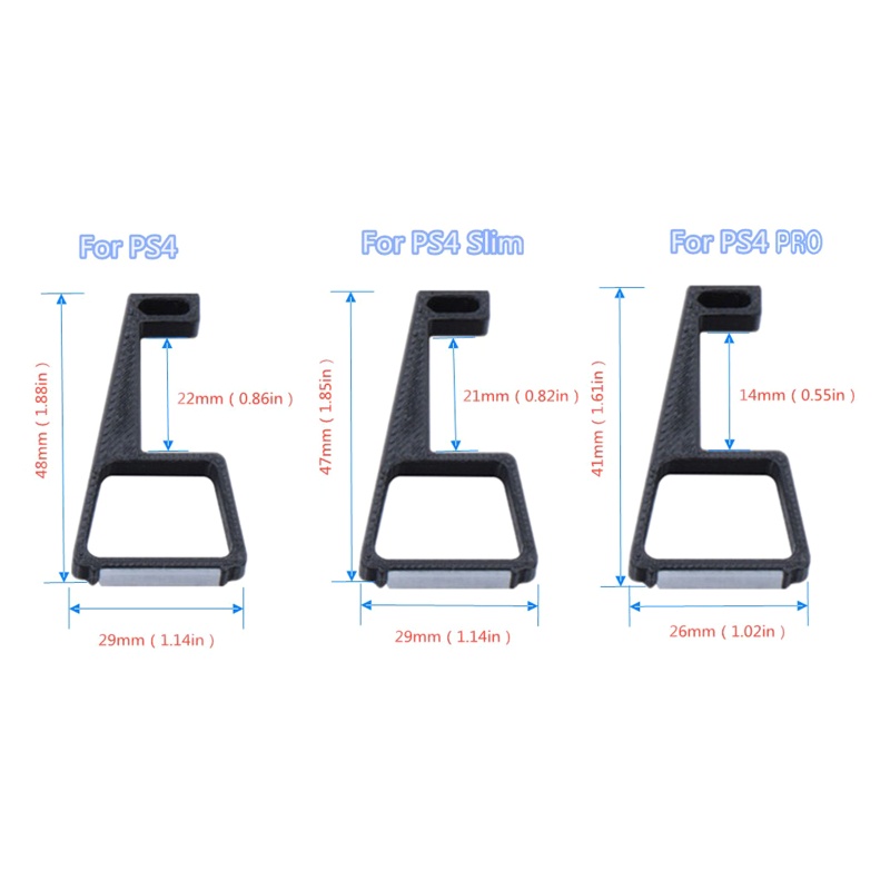 Bộ 4 Giá Đỡ Tản Nhiệt Ngang Cho Máy Chơi Game / Slim / Pro