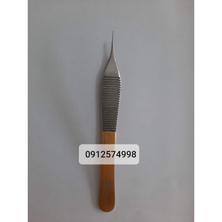 Nhíp Adson 12cm cán vàng có mấu siêu nhỏ -hàng cao cấp