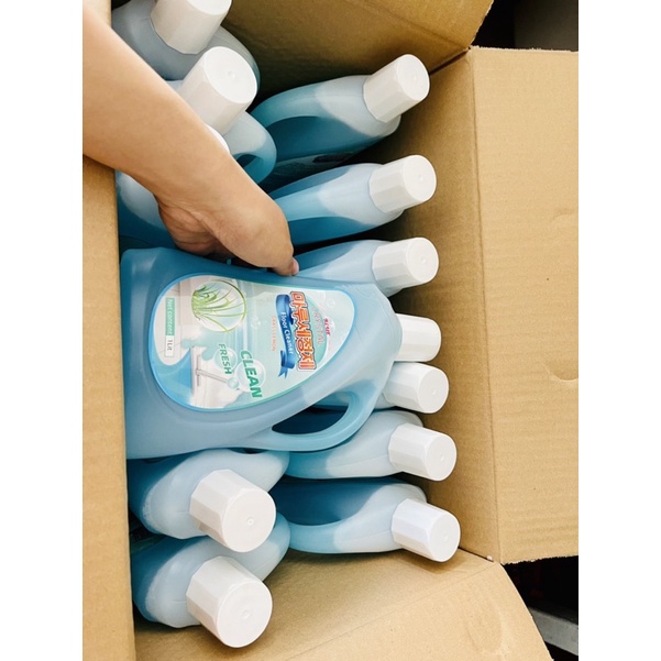 [ HÀNG MỚI ] Nước lau sàn hàn quốc Blue 1lít siêu thơm siêu sạch siêu tiết kiệm