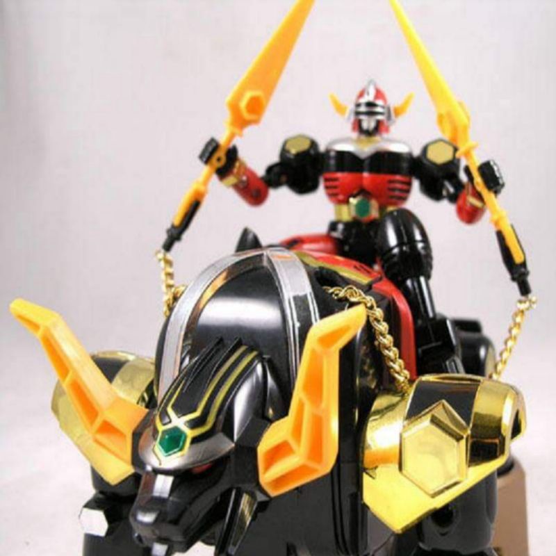 DX Bulltaurus Hiệp Sĩ Đen và Trâu Robot Gingaman Bandai 1999 Nhật Bản