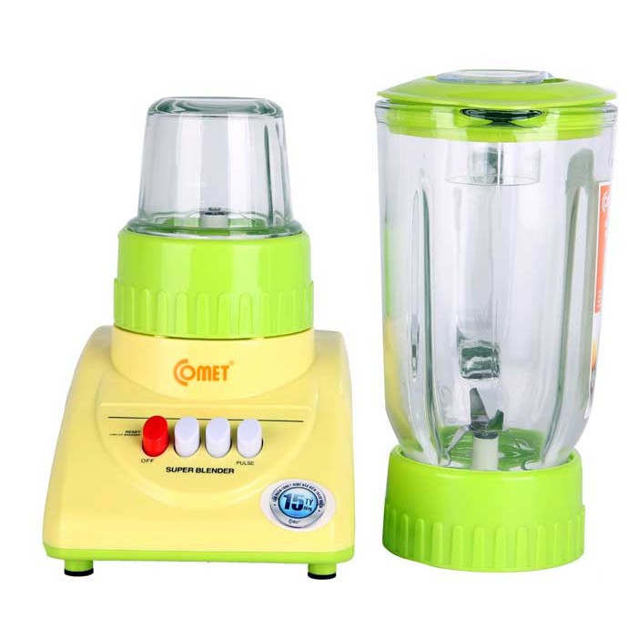 Máy Xay Sinh Tố 2 Cối Thuỷ Tinh Comet CM9986-CM9953 chính hãng
