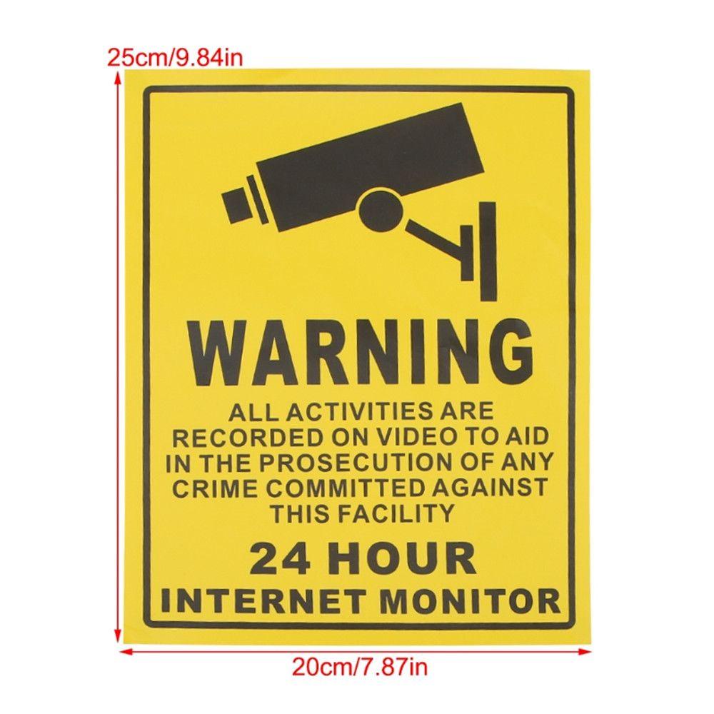 Hình Dán Cảnh Báo An Ninh CCTV 20 * 25cm