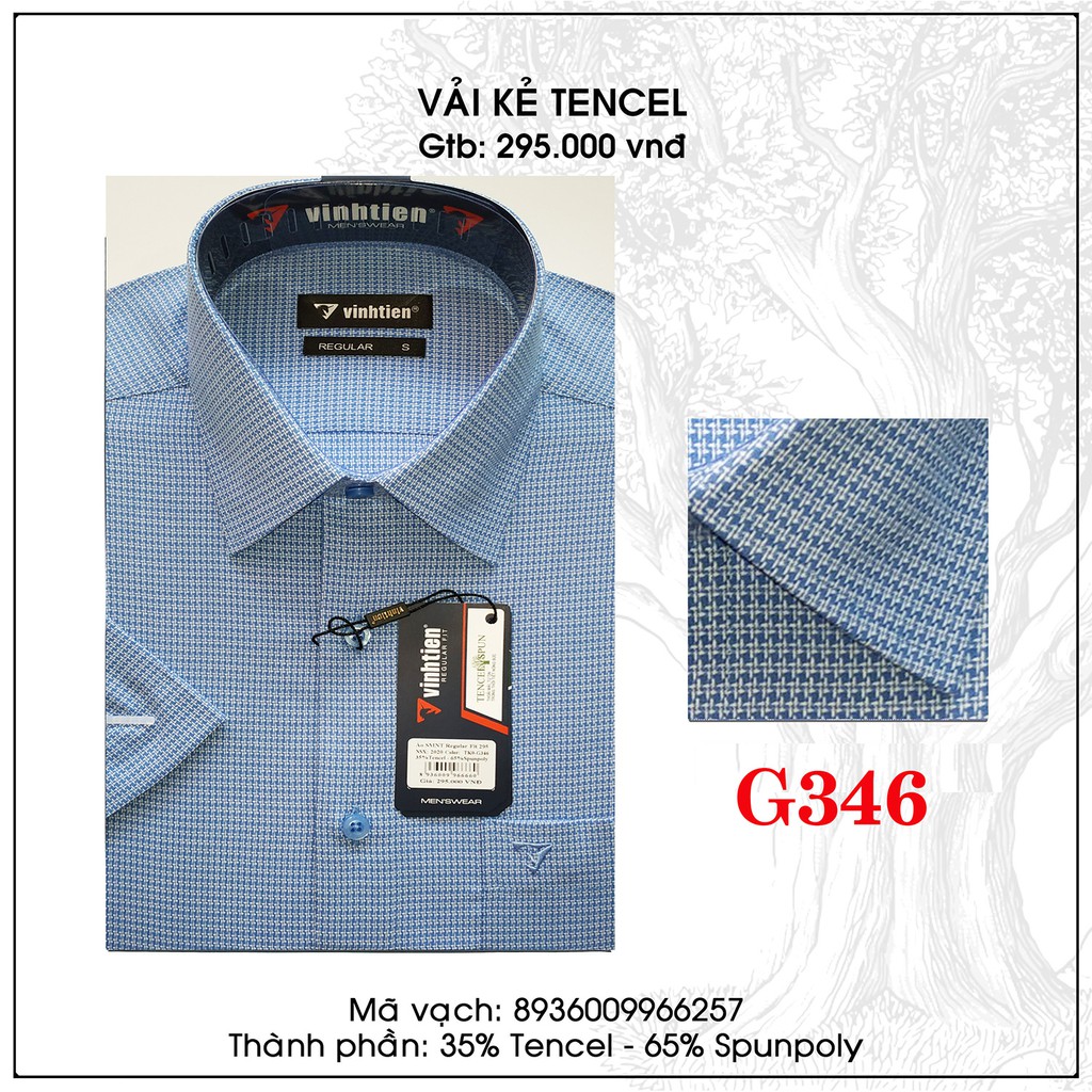 Áo Sơ Mi Ngắn Tay Dáng Regular Vĩnh Tiến G295 | BigBuy360 - bigbuy360.vn