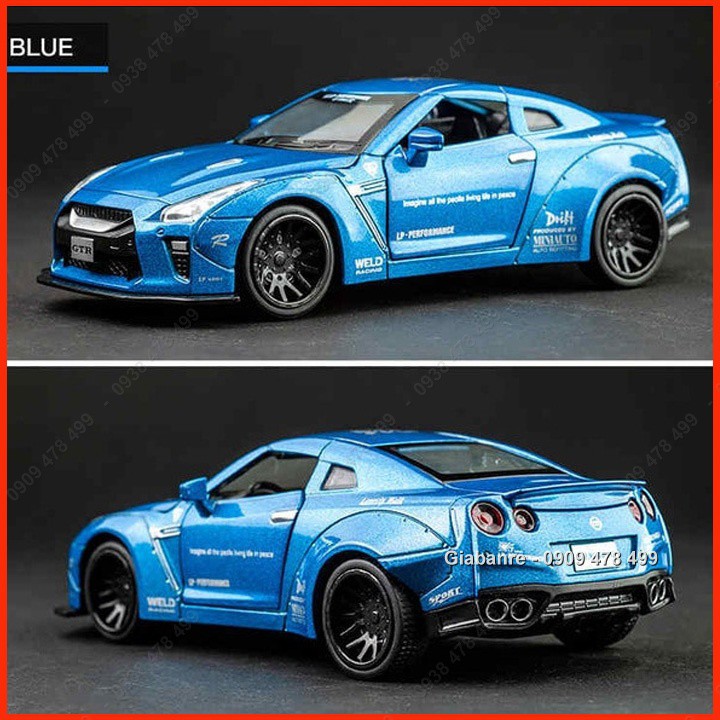 XE MÔ HÌNH SẮT TỈ LỆ 1:32 - NISSAN GTR LIBERTI WALK - 9830