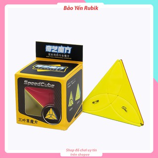 Rubik Biến Thể QiYi Clover Pyraminx Stickerless Rubic Biến Thể Pyraminx Rubik Giá Rẻ ( Mã R32 )