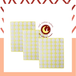 Sticker dot - sticker chấm tròn trắng trang trí toploader/bullet journal/postcard idol