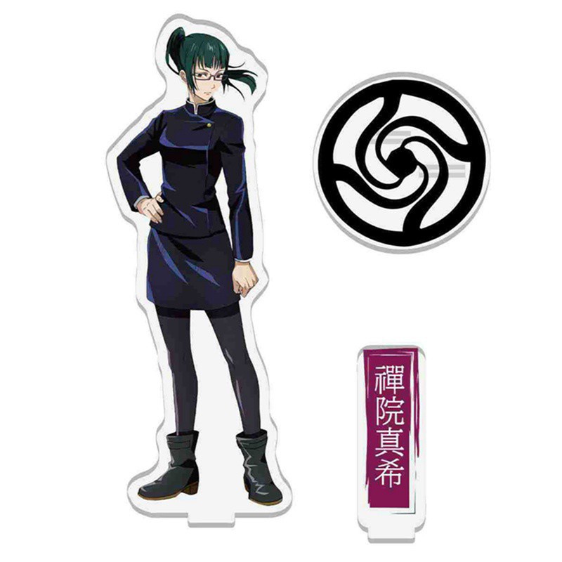 Mô hình trưng bày họa tiết nhân vật hoạt hình Jujutsu Kaisen Sukuna Itadori chất liệu acrylic trang trí bàn máy tính