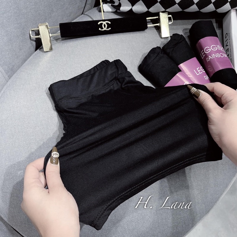 QUẦN LEGGING NGỐ CUỘN TÍM