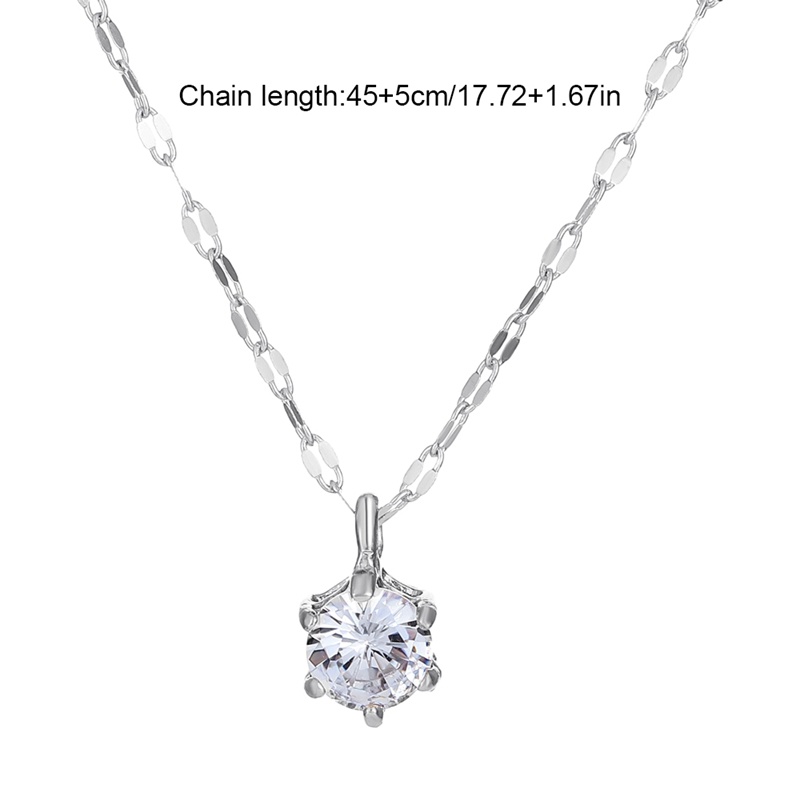 Vòng cổ Bạc S925 Đính Đá Quý Sang Trọng Cho Nữ