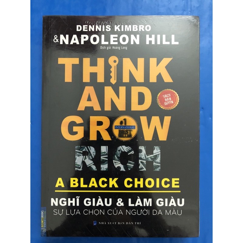 Sách - Nghĩ Giàu &amp; Làm Giàu - Sự Lựa Chọn Của Người Da Màu