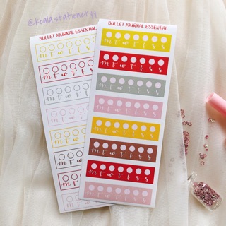 Bullet Journal Sticker - Habit tracker