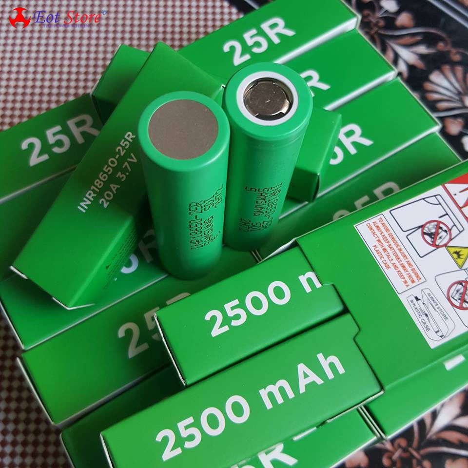 CELL PIN 18650 SAMSUNG 25R - INR18650 XẢ 25A - Hàng mới 100% bảo đảm chất lượng