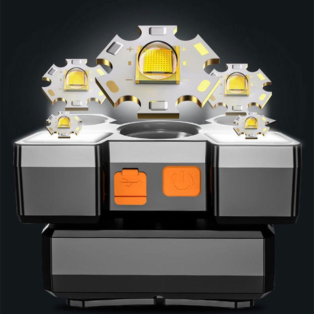 Bernardo Đèn LED Đội Đầu Đa Năng Chất Lượng Cao Kèm Sạc USB Tiện Dụng Mang Theo Câu Cá / Cắm Trại