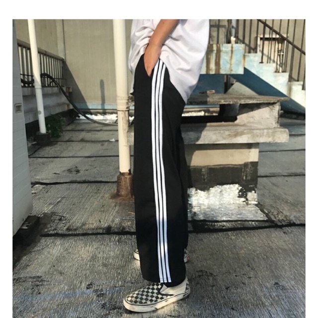 quần 3 sọc ống rộng | BigBuy360 - bigbuy360.vn