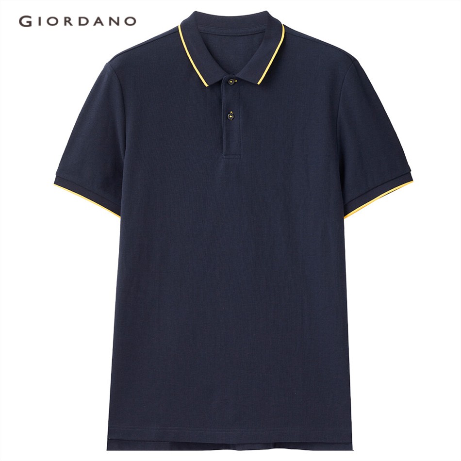 [ Mã 12FASHIONSALE1 giảm 10K đơn 50K ] Áo Thun Polo GIORDANO 01011425 Tay Ngắn Đơn Giản Thoải Mái Cho Nam | BigBuy360 - bigbuy360.vn