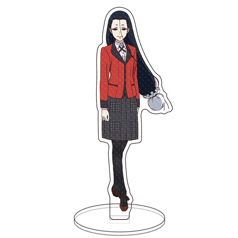 Móc Khóa Mô Hình Anime Kakegurui Đứng Hai Mặt Bằng Acrylic 15Cm Làm Quà Tặng Sưu Tầm