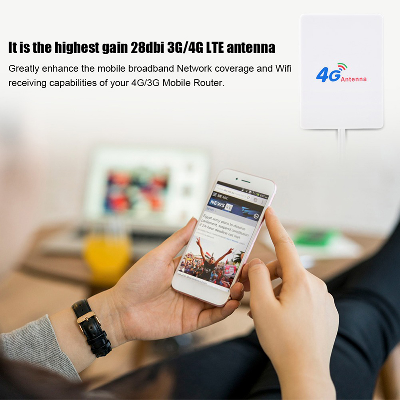 Ăng Ten Wifi 4g / 3g 28dbi Lte