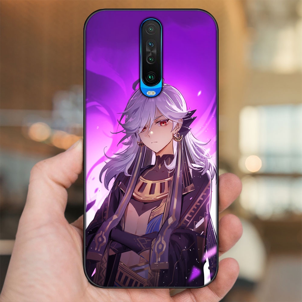 Ốp lưng Xiaomi K30 viền đen in hình Cyno Genshin Impact