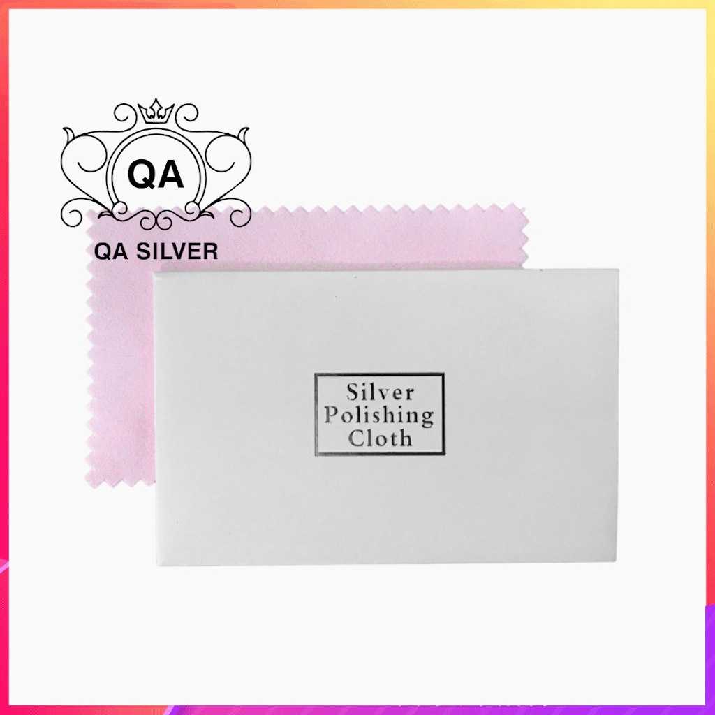 Khăn lau trang sức bạc khăn làm sạch mắt kính điện thoại QA SILVER AC200602