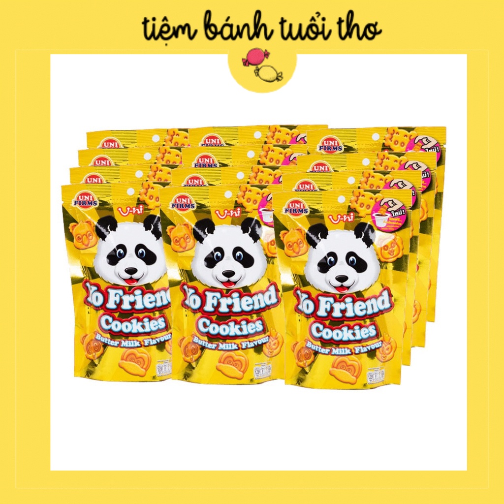 Bánh Gấu Chấm Kem Thái Lan Yo Friend Uni Firm - Tiệm Bánh Tuổi Thơ
