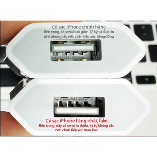 (Chính hãng) Củ sạc iPhone bóc máy mới 100%