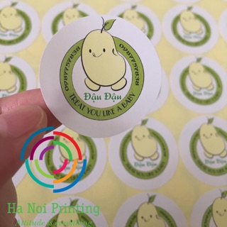 Combo 1000 tem logo in theo yêu cầu